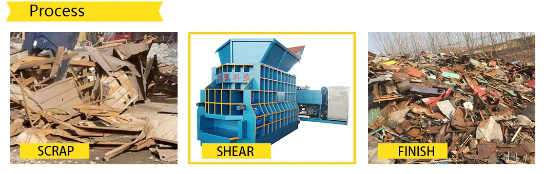 Monthly Deals Ws-630 Horizontal Scrap Metal Automatic Shearing Machine Basic Customization