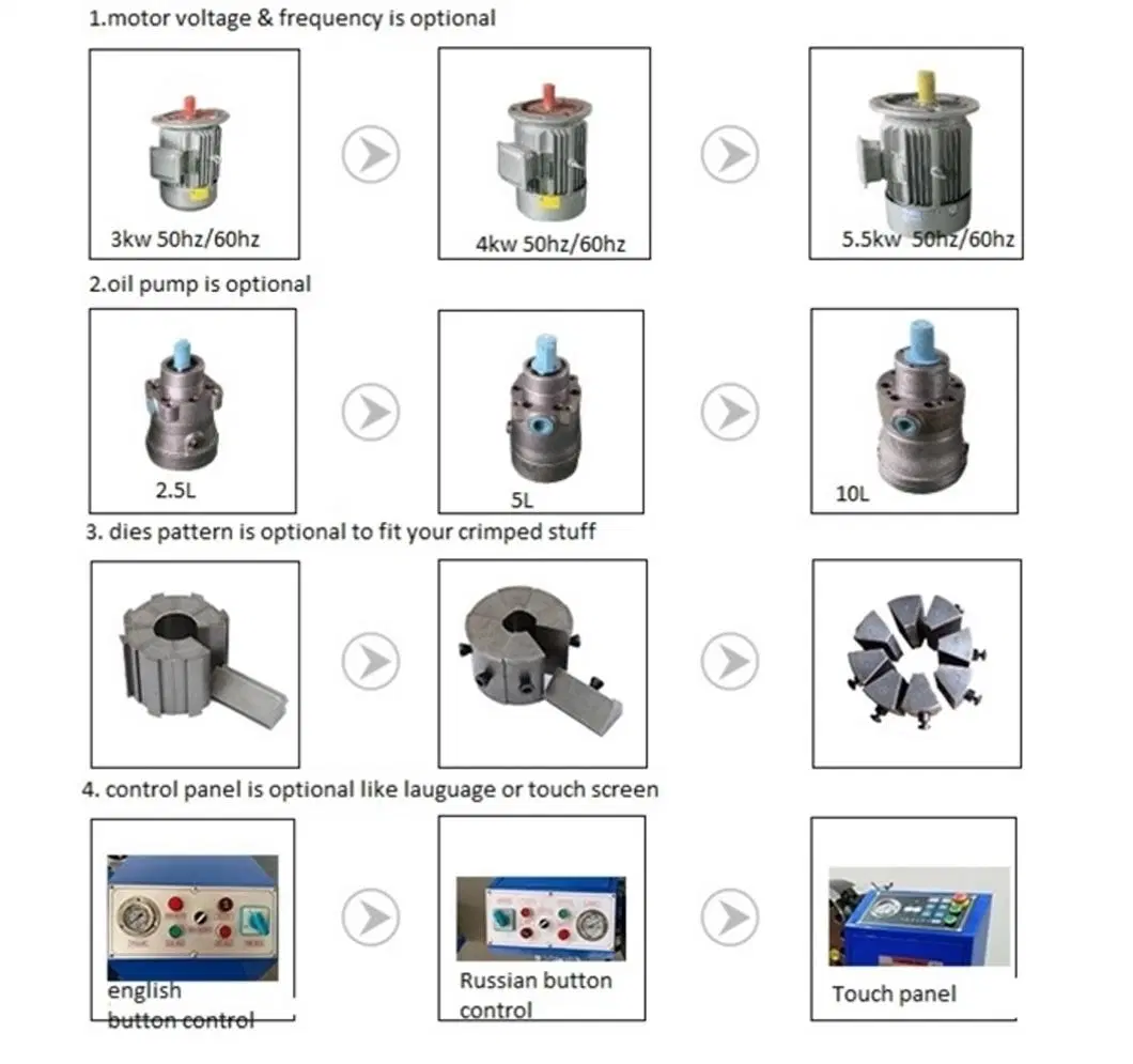 Manual 2&prime;&prime; 3&prime;&prime; Mjhyd 56 Industrial PVC Air Conditioner Crimping Machine Hydraulic Hose Crimper by Hand Vehicle Pipe Press