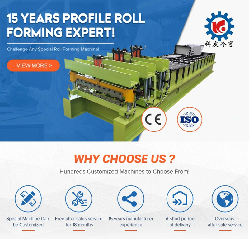 Hydraulic Roof Metal Steel Sheet Roof Panel Glazed Tile Press Roll Forming Machine