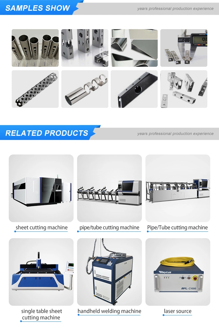 Industrial CNC Laser Equipment Metal Tube Pipe Fiber Laser Cutting Tube Machine Metal Tube Laser Cutter Tube Laser Cutting Machine