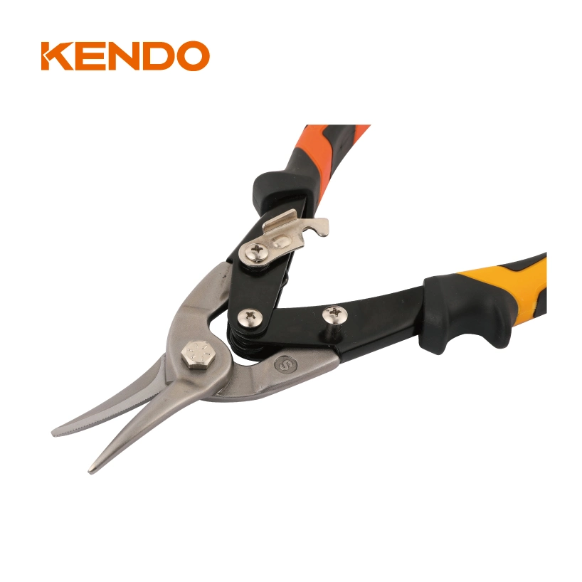 Kendo High Performance Hardened Cutting Edges Cr-Mo Aviation Tin Snips - Straight Cut