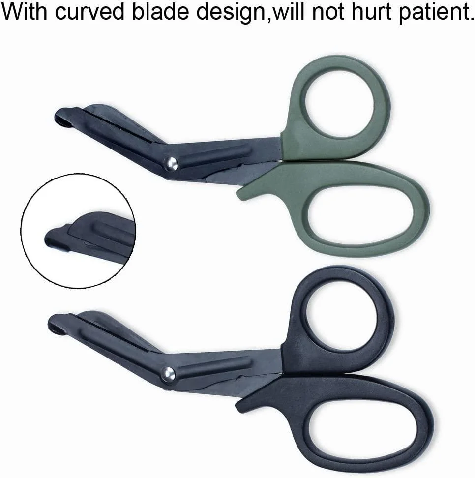 Metal Stainless Steel Medical laser Bandage Scissors Shears for Cloth Guaze Bandage Outdoor