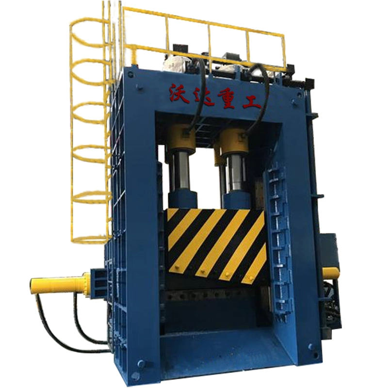 630 Ton Automatic Gantry Scrap Steel Metal Sheet/Plate Shearer Machine Production-Line Frame Type Hydraulic Press Shearing Machine