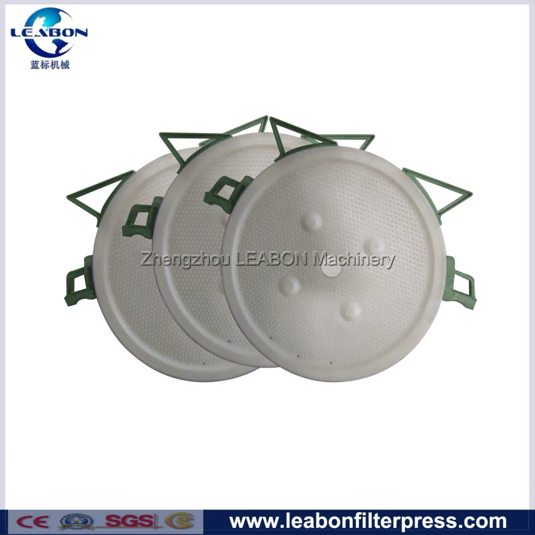 Round Plate Building Materials Industries Hydraulic Ceramic Mud Filter Press