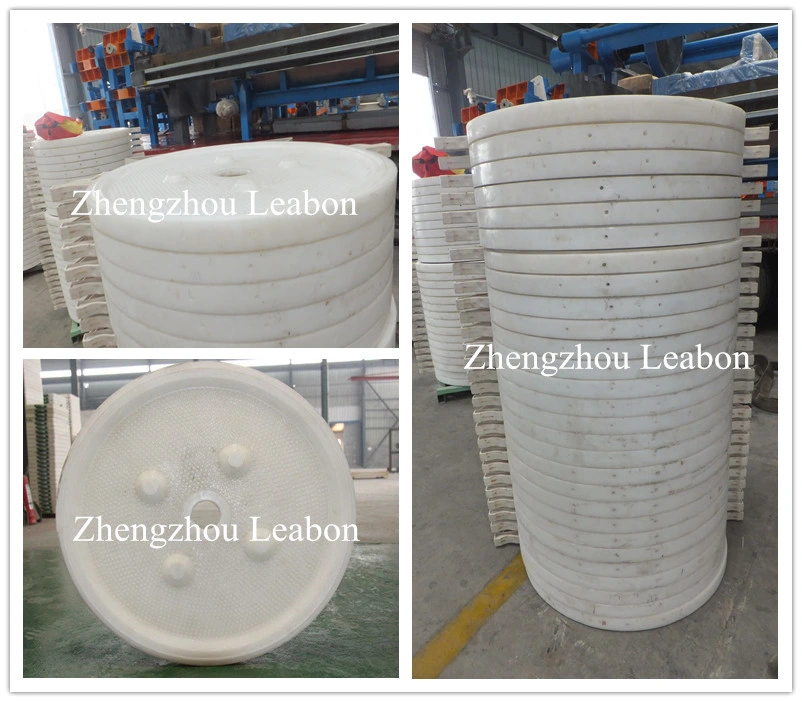 Round Plate Building Materials Industries Hydraulic Ceramic Mud Filter Press