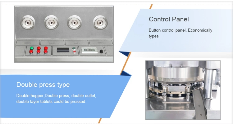 Zp27 Yield Rotary Tablet Press Double-Side Tablets Forming Machine Pill Making Machine