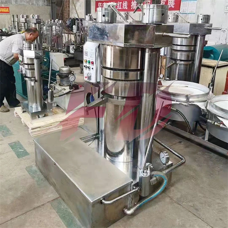 Hawaiian Pine Seed Hydraulic Oil Press Mobile Flaxseed Oil Pressing Equipment