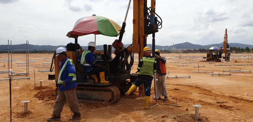 New Mini Small Hydraulic Pile Drivers and Piling Machine for Construction Foundation to Press The Pile