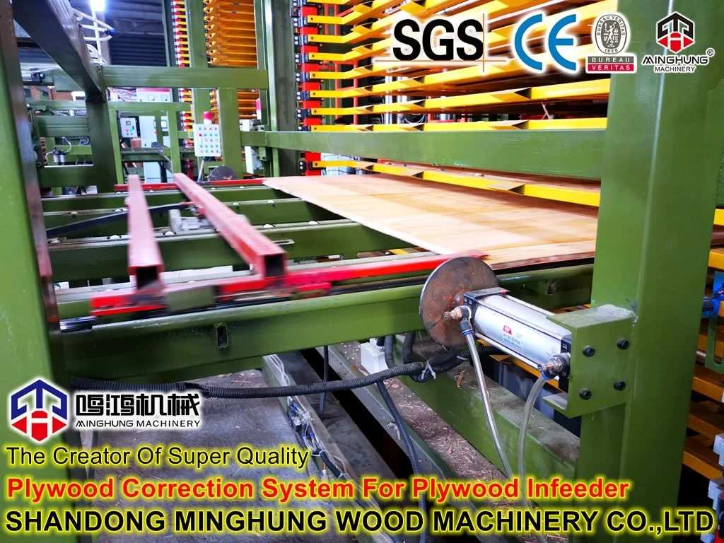 Hydraulic Woodworking Veneer Plywood Hot Press Machine with Automatic Loader and Unloader