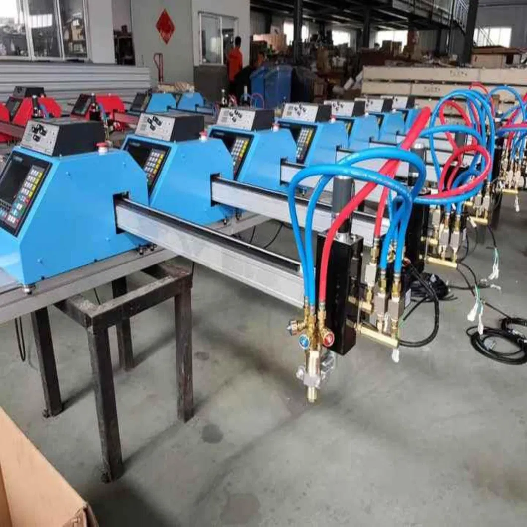 Mini Small Cheap Cantilever Portable Gantry Type Sheet Metal CNC Plasma and Flame Oxy Fuel Cutting Machine for Stainless Carbon Steel Cutting Factory Price