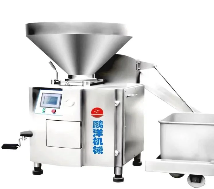 Meat Stuffing Making Processing Maker/Industrial Automatic 9.5kw Zg6500 Sausage Ham Clipping Tying Stuffer Filling Machine Price/2023 New Bologna Hotdog Clipper