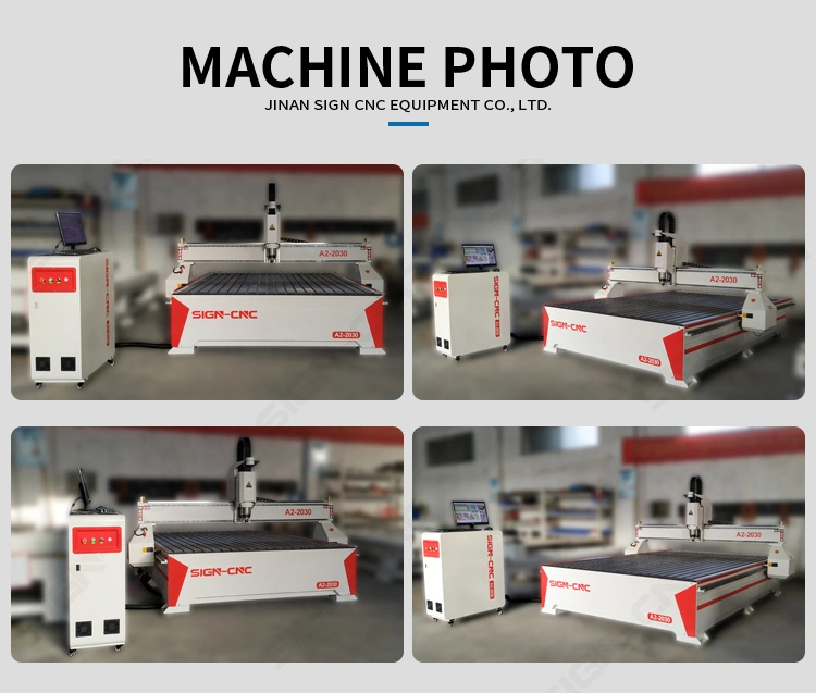 Discount Price for 3axis Woodworking Machine Sign A2 2000X3000mm Size CNC Router