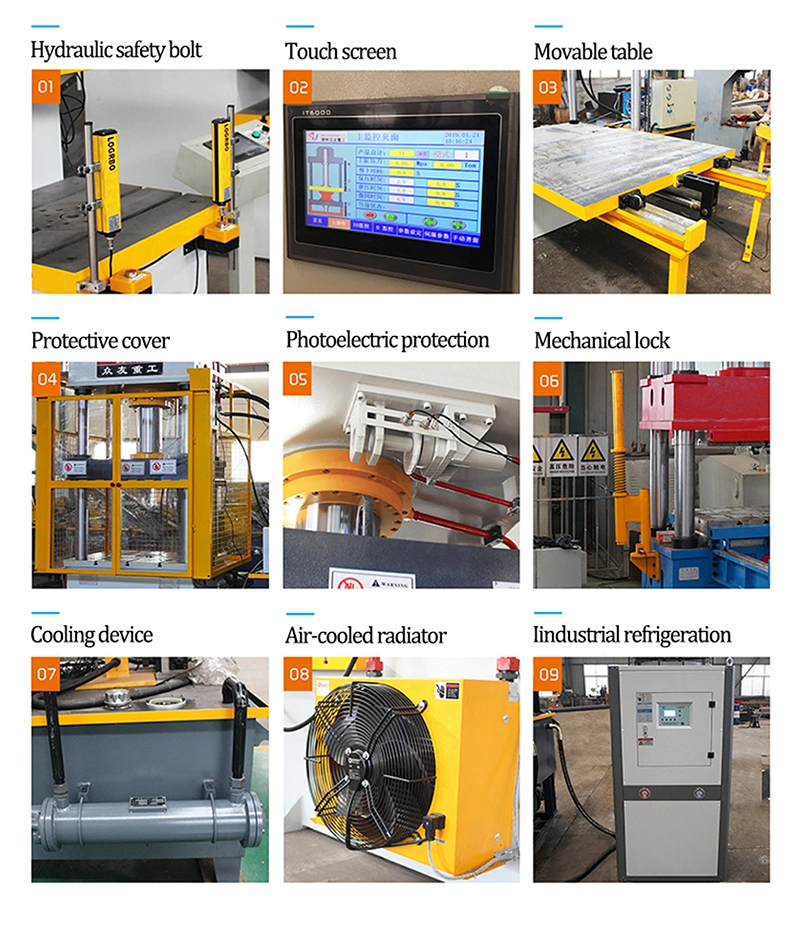 Approved ISO900112 Months Zhongyou Wooden Box or Container Press Machine Price Hydraulic