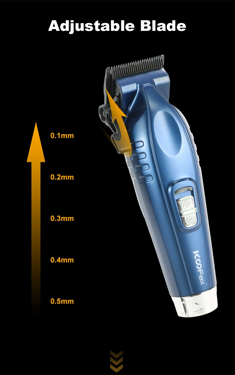 Koofex 2023 New Product Electric Brushless Motor Hair Clipper with Charging Stand