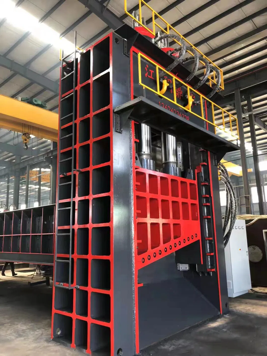 Heavy Scrap Metal Steel Copper Aluminum Hydraulic Gantry Guillotine Shear Cutting Shearing Recycling Machine for Steel Mill Plant