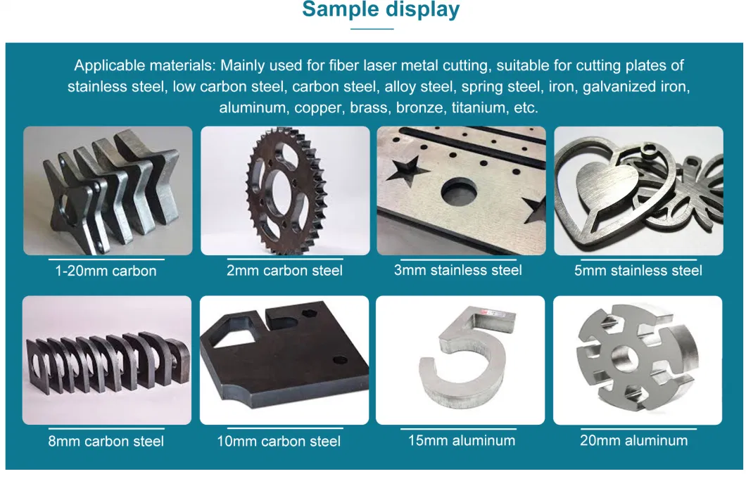 Factory Direct Supply 3000W 6000W Steel Sheet Laser Cutting Machine