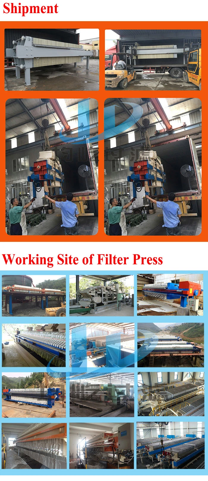 Hydraulic Pressing Filter Press for Sugarcane Industry
