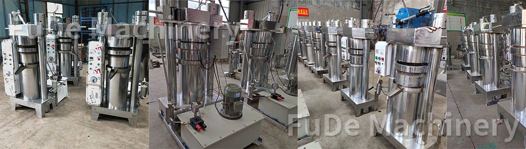 Vertical Hydraulic Oil Press, Tea Seed Pressing Equipment, Mobile Vehicle Mounted