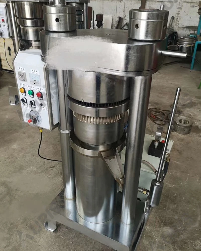 High Oil Recovery Vertical Hydraulic Sesame Walnut Tea Seed Sunflower Seed Oil Extruding Pressing Expeller Making Equipment