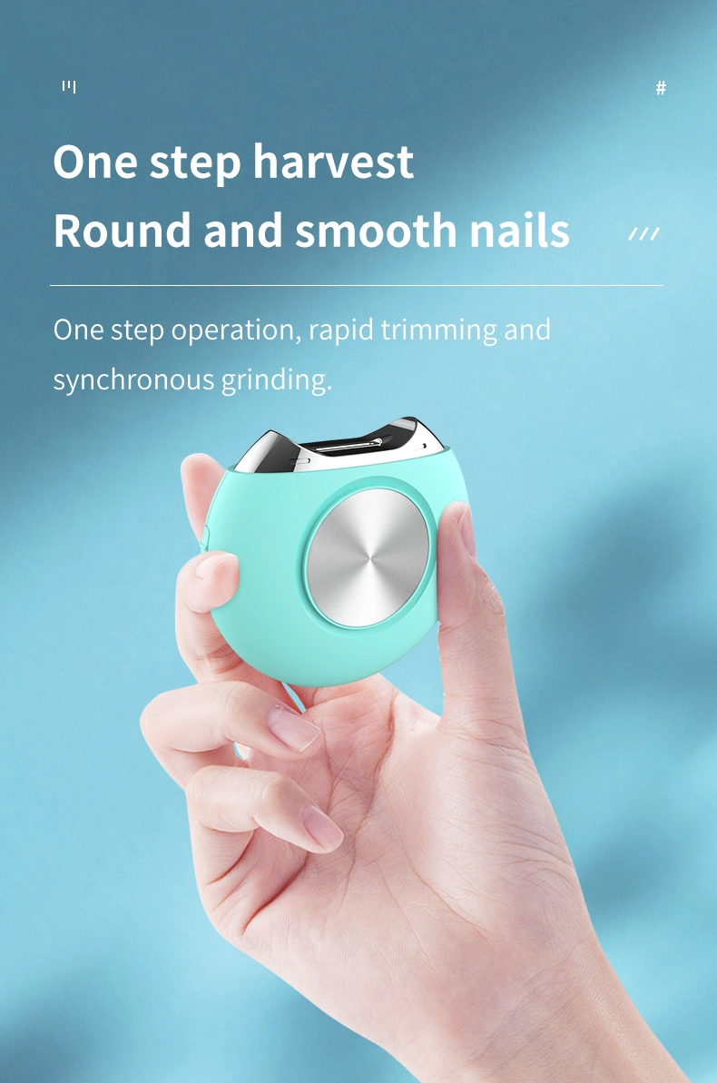 Free Finger Position Design Dry Battery Power USB Supply Electric Automatic Rotating Nail Clipper