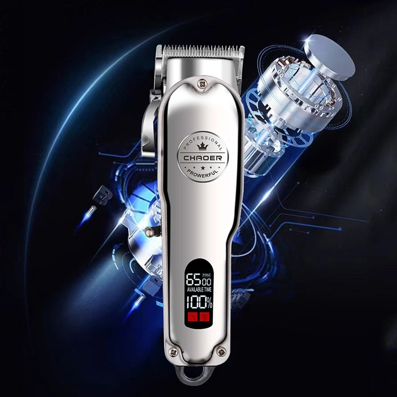 Amazon Rechargeable Trimmer Hair Clipper Men Metal Electric Razor New Professional Adult Professional Barber Hair Salon Clippers