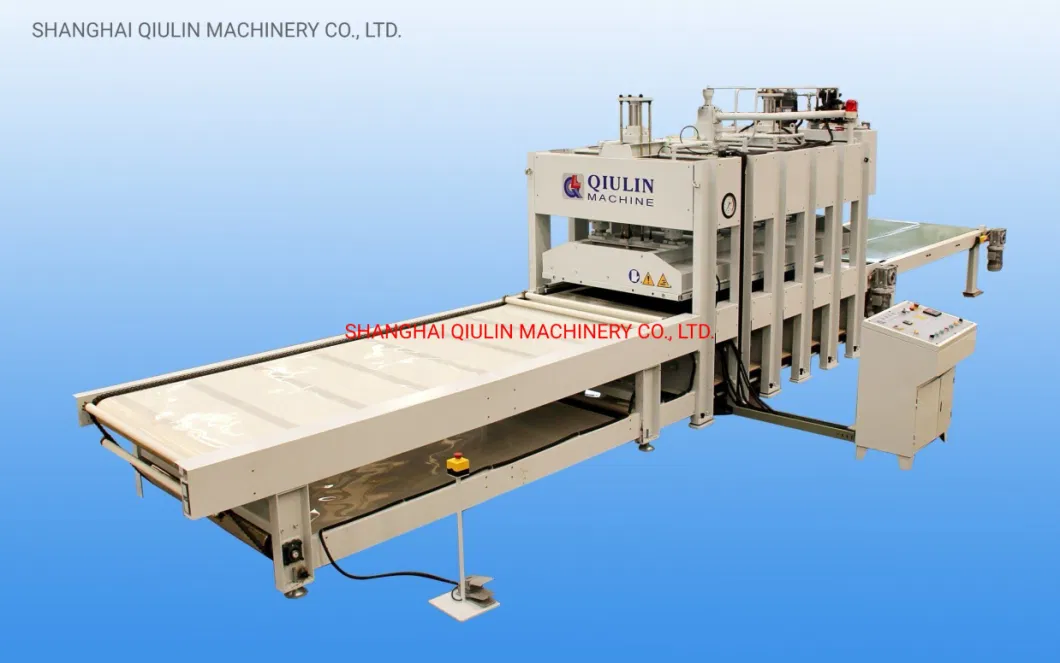 Woodworking Machine 200t Width Way Loading and Unloading Hot Press