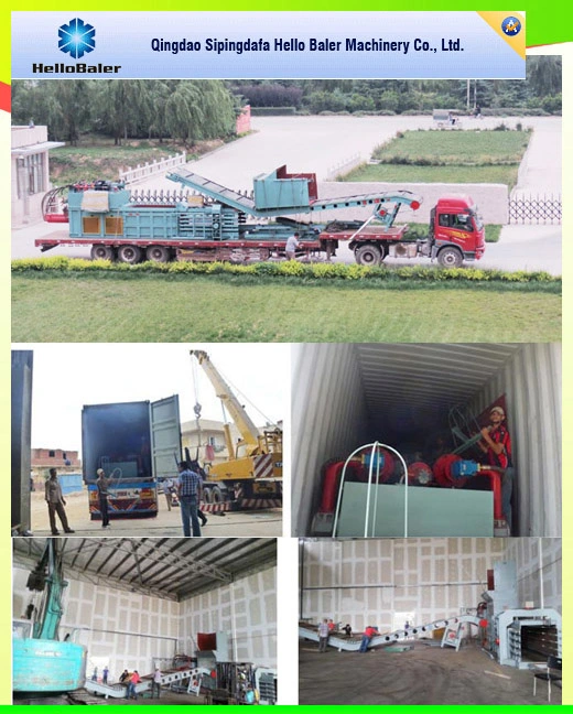 Waste paper cardboard metal wire copper wire carpet plastics bottles baling pressing strapping baler machine