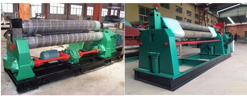 W11-6*2000mm Series Mechanical Type 3 Rollers Rolling and Bending Machine/ Pipe Forming Machine/Sheet Metal Bending Machine