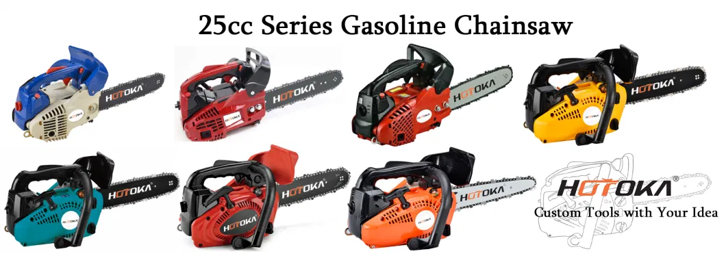 2 Stroke Chainsaw 25cc Displacement Wood Carving Tools Petrol Chain Saw Gasoline Oil Wood Cutting Machine in Stock