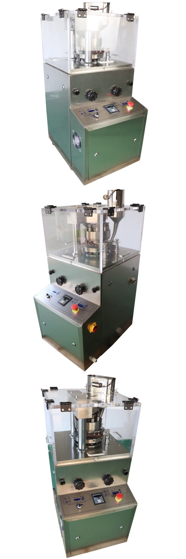 Zp-9 Automatic Pharmaceutical Powder Press Machine Electric Rotary Tablet Pressing Making Machine High Speed Candy Pill Press Machine
