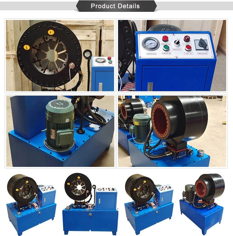 Seamless Connections Guaranteed High-Capacity Industrial Hydraulic Hose Pipe Press Crimping Machine for Large Diameter Fire Hose