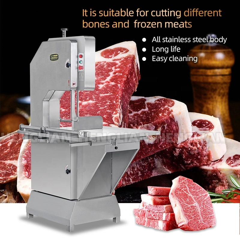 Manufacturer&prime;s Popular Restaurant Direct Sales Chainsaw Bone Cutting Saw Meat Bone Saw Machine Jg400