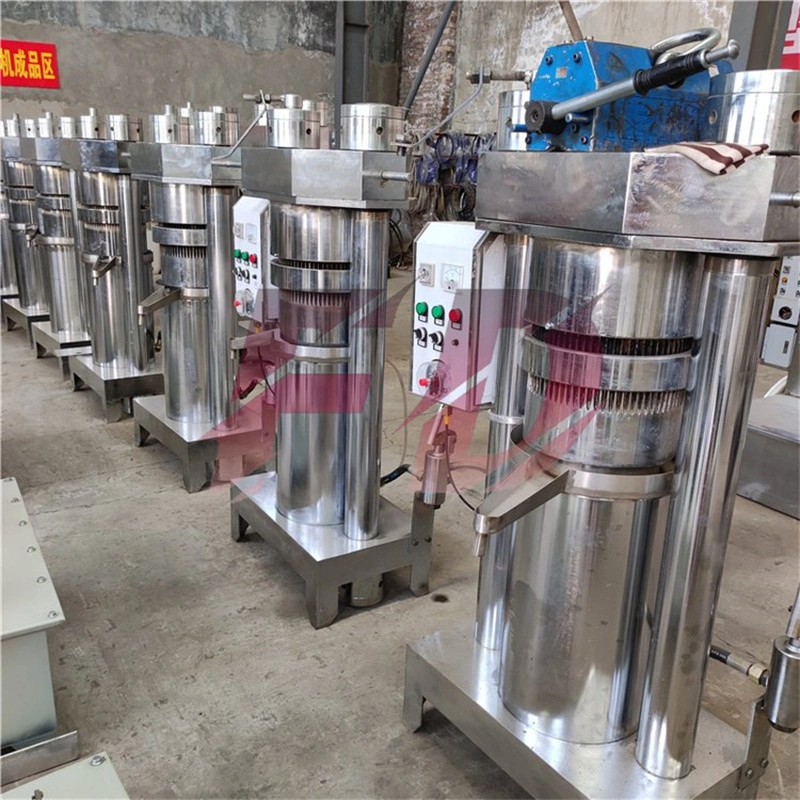 Stainless Steel Mobile Peanut Sesame Olive Hydraulic Oil Pressing Equipment