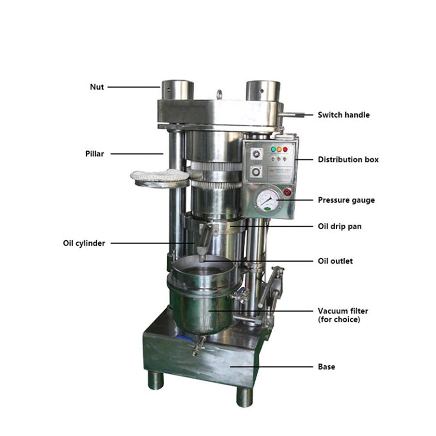 All Kinds of Vegetable Oil Hydraulic Pressing Equipment for Home Use