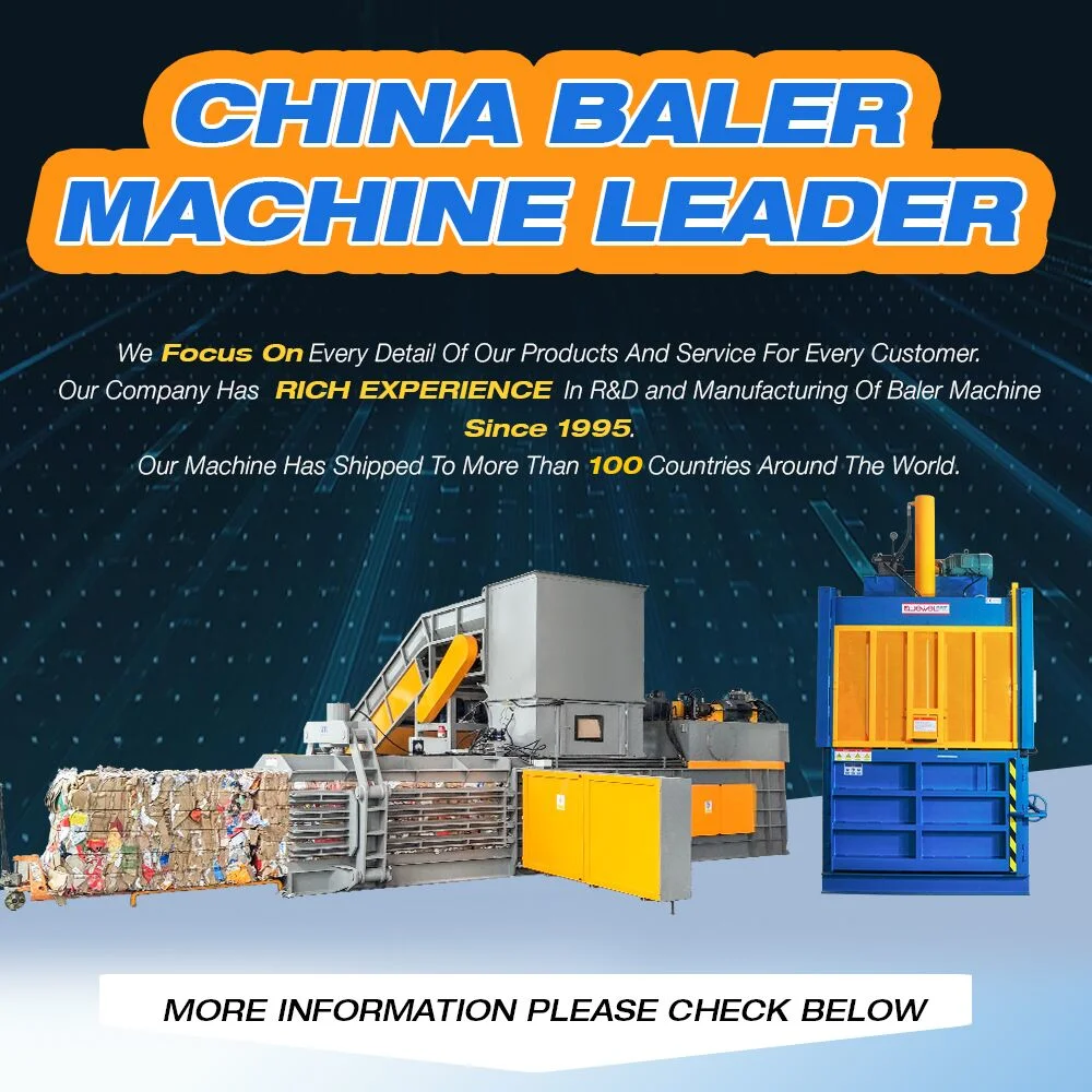 Jewel Brand Packing Machine Heavy Duty Vertical Hydraulic Tire Baler Press for Sale for Car Waste Tire/Waste Tyres/Tire/Used Tire/Car Tire/Used Waste Tire