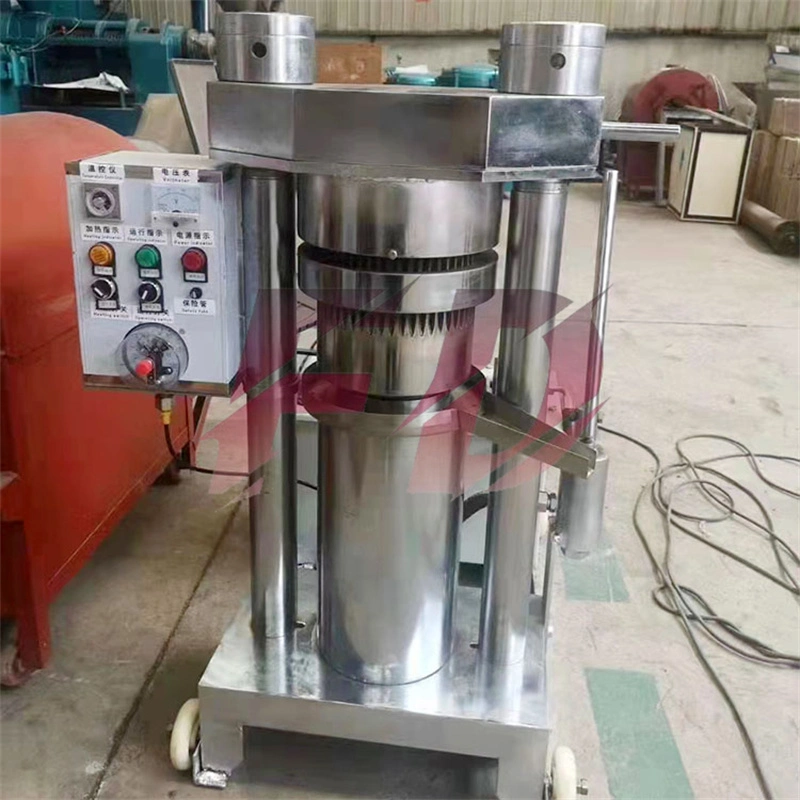 Stainless Steel Mobile Peanut Sesame Olive Hydraulic Oil Pressing Equipment