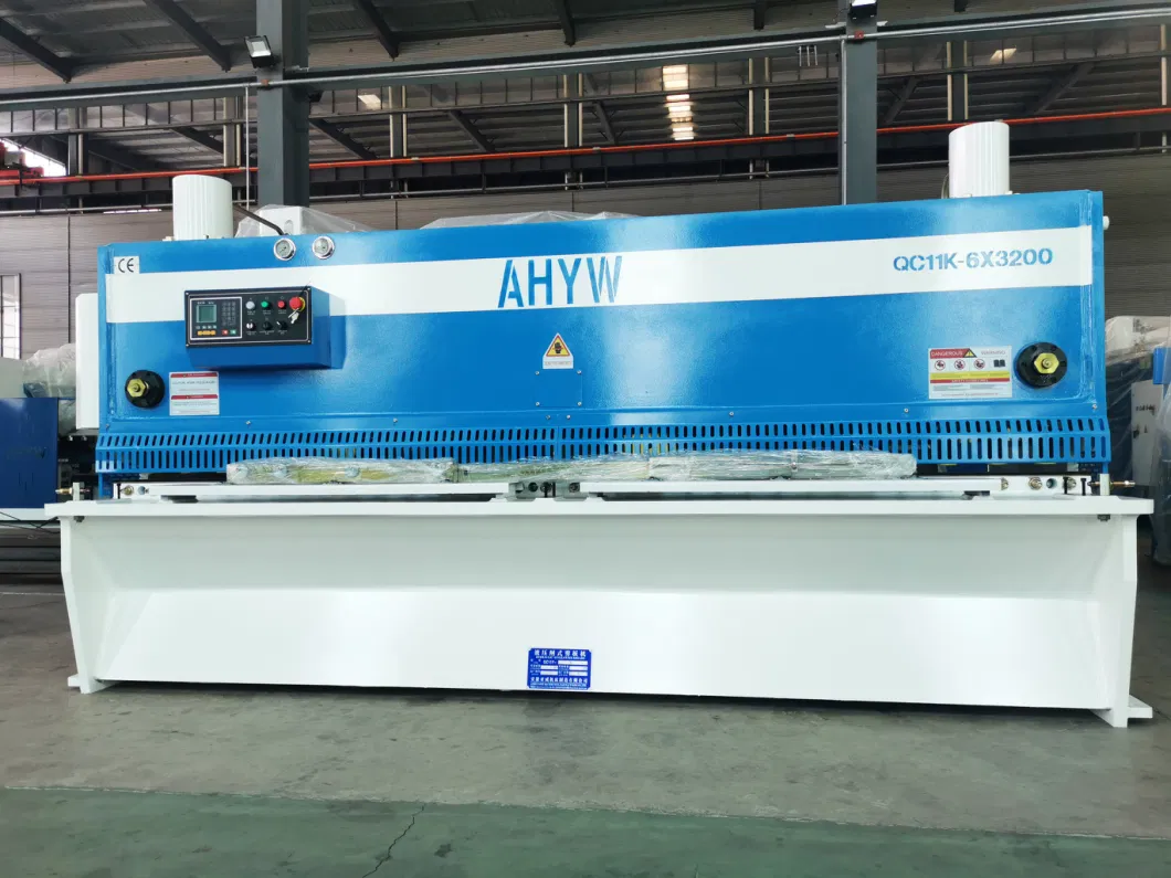 6mm Thickness 3200mm Length Guillotine Type Hydraulic Metal Sheet Cutting Shearing Machine