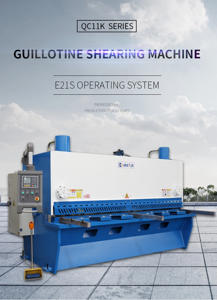 Hydraulic Shearing Machine QC11K 8X3200 Guillotine Cutter for Metal Plate