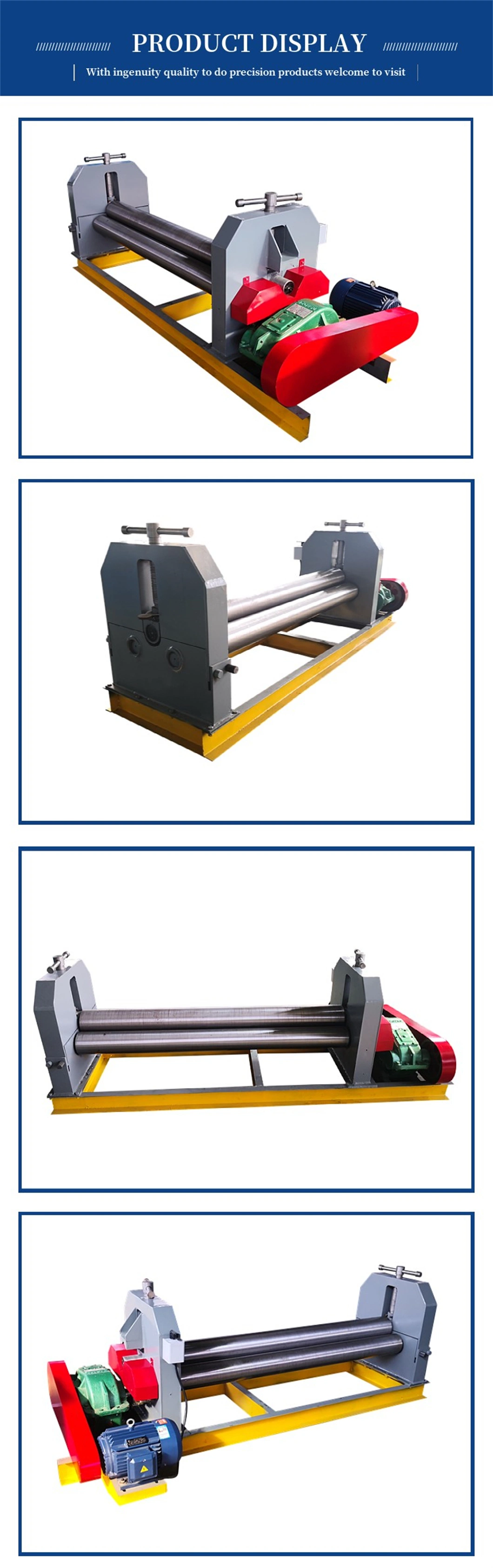 Semi-Automatic Mechanical Steel Rolling Machine 3 Roller Bending Machine Hot Sale