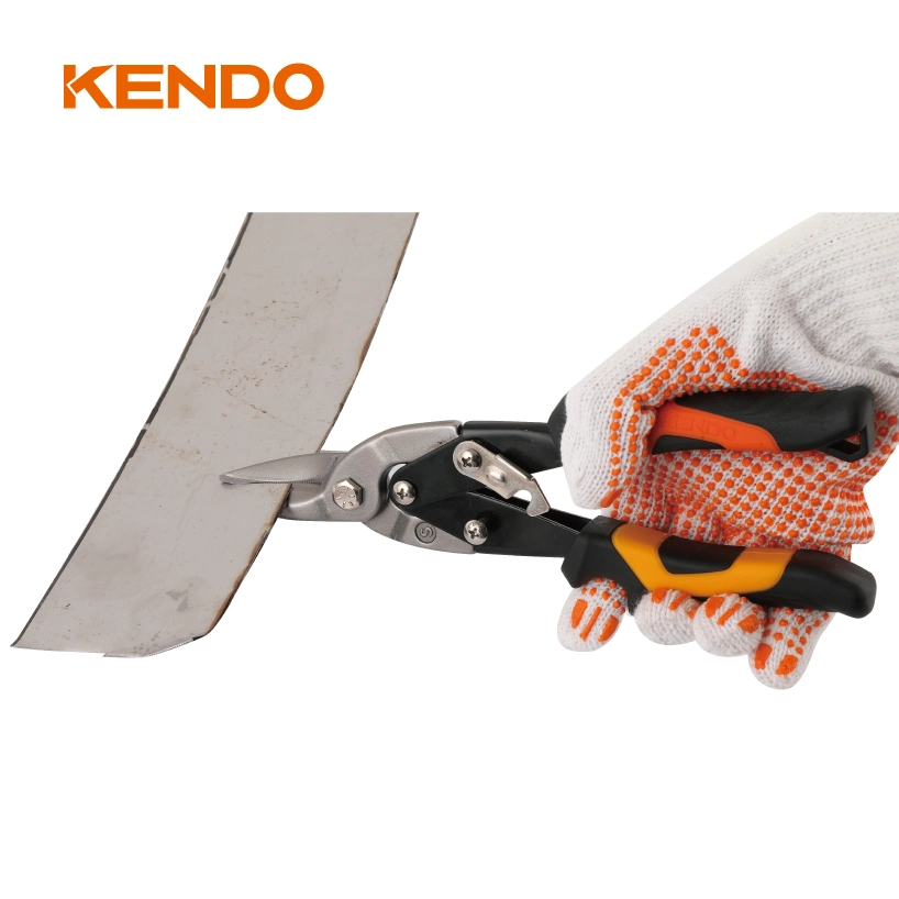 Kendo High Performance Hardened Cutting Edges Cr-Mo Aviation Tin Snips - Straight Cut