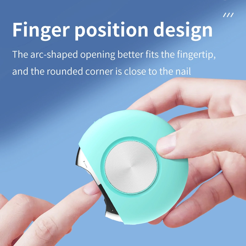 Free Finger Position Design Dry Battery Power USB Supply Electric Automatic Rotating Nail Clipper