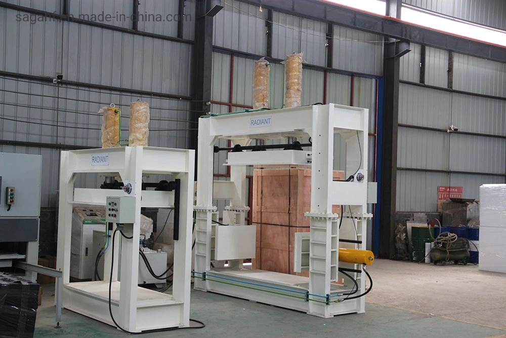 Short Cycle Ceramic Tile High Frequency Power with Hydraulic Hf Curved Plywood Bending Hot Press Machine