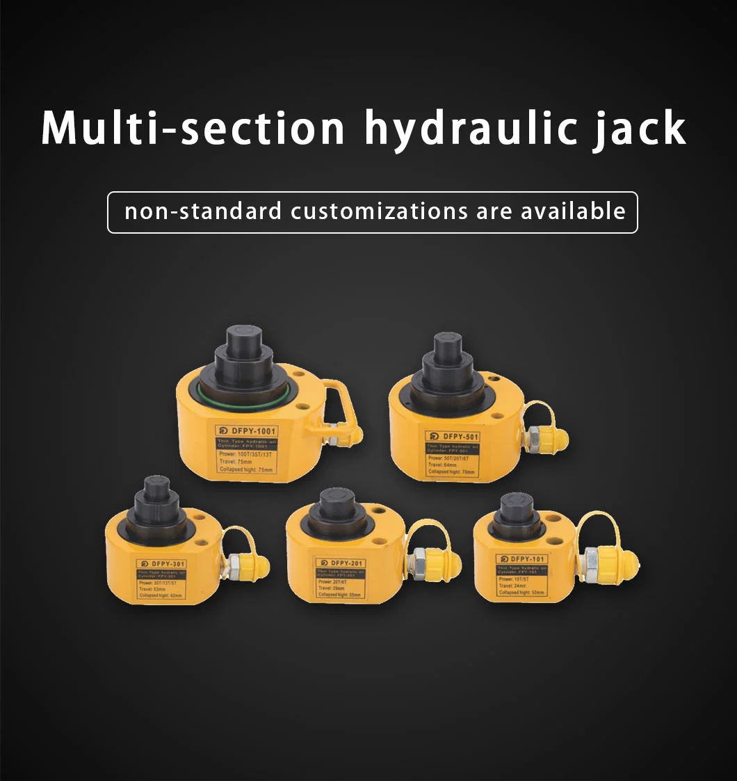 Jacks, Multi Section Hydraulic Presses, Mechanical Industry, Oil Fields