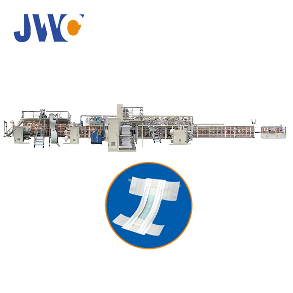 Automatic Jwc Transparent Film for Baby Diaper Pad Sanitary Napkin Making Machine