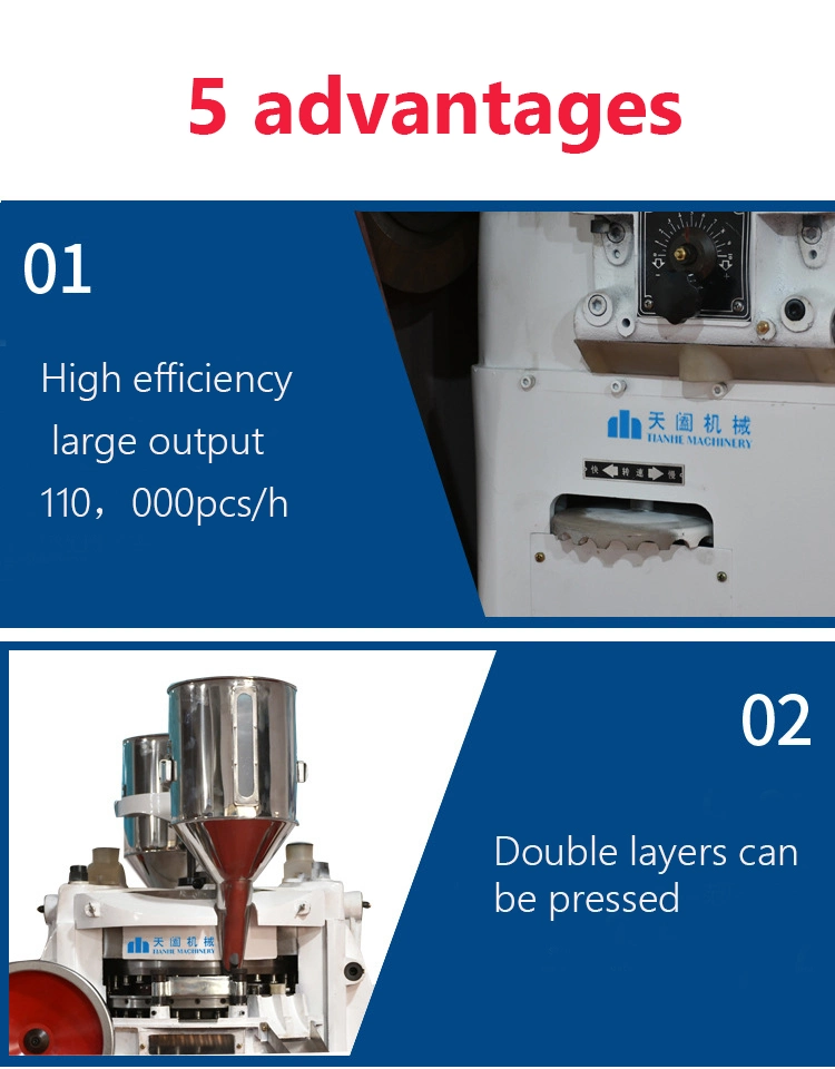 Zp33 GMP Mini Hydraulic Rotary Dishwashing Tablet Punch Press Machine