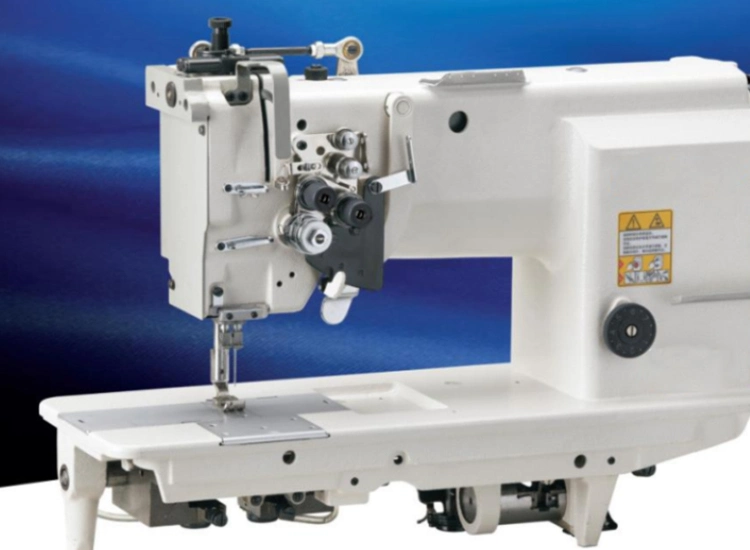 Direct-Drive Double Needle Lockstitch Sewing Machine for Medium Heavy Material