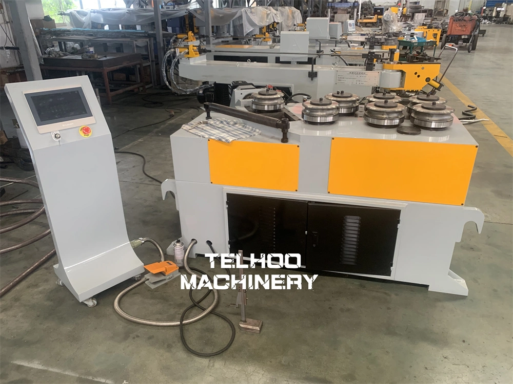 Jw-80CNC High Accuracy Rolls Bending Automatic Hydraulic Cigarette Pipe Rolling Bending Machine Oil Pipe Bender