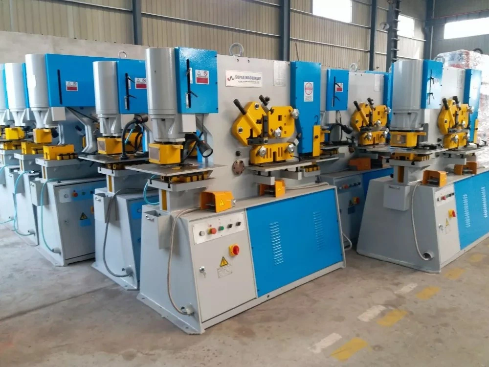 7.5kw Normal Sumore Angle Iron Cutting Shearing Mechanical Hydraulic Ironworker Machine in China