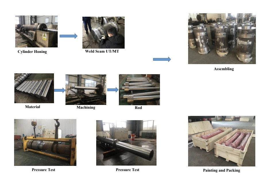 Hydraulic Cylinder Gas Cylinders Hydraulic Cylidners Parts for Press Machine 280*180*900 W107