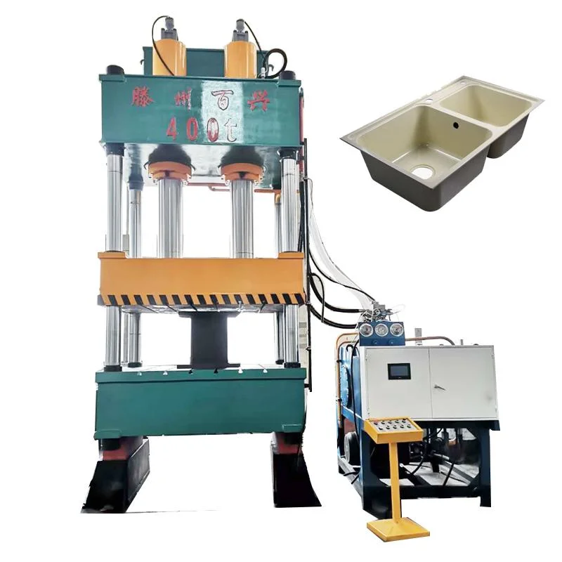 Making Aluminium Pots and Pans Hydraulic Drawing Stretching Machine Stainless Steel Sink Hydraulic Press Machine for Sale